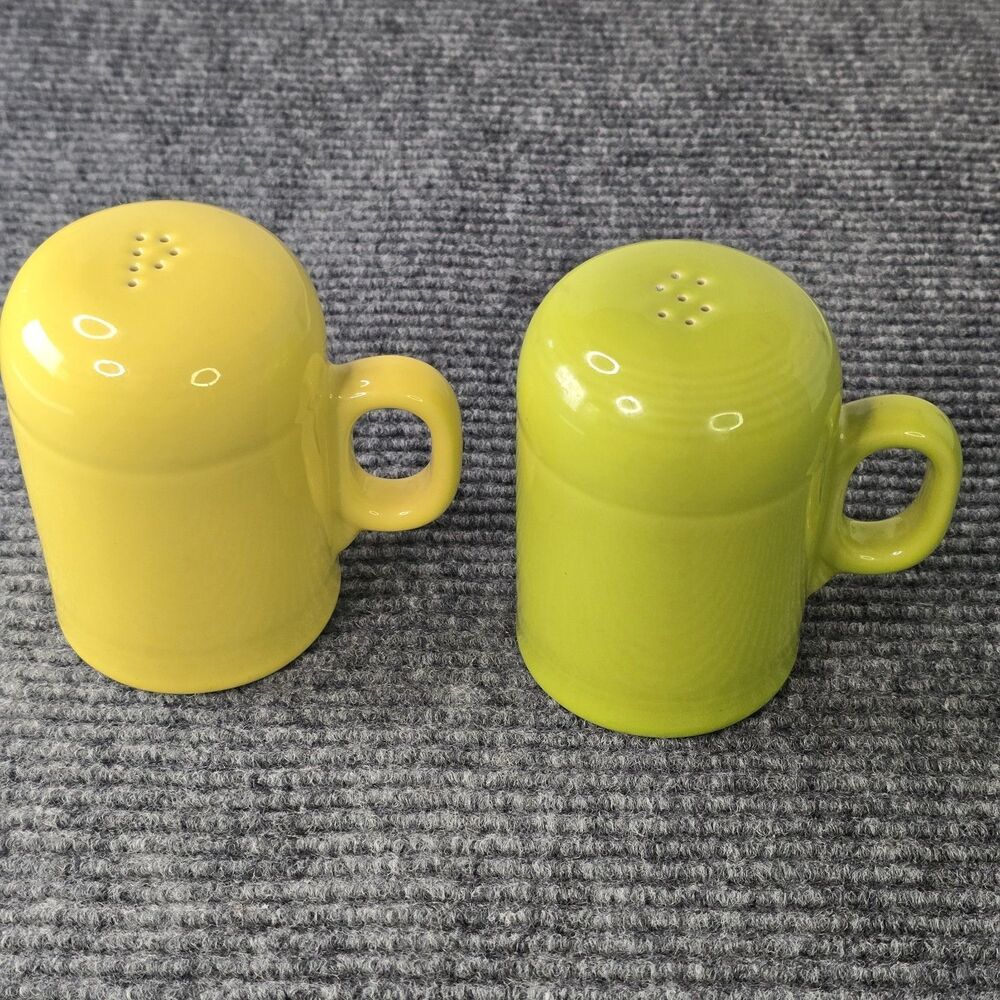 Fiestaware Lemongrass and Sunflower Rangetop Salt and Pepper Shaker Set